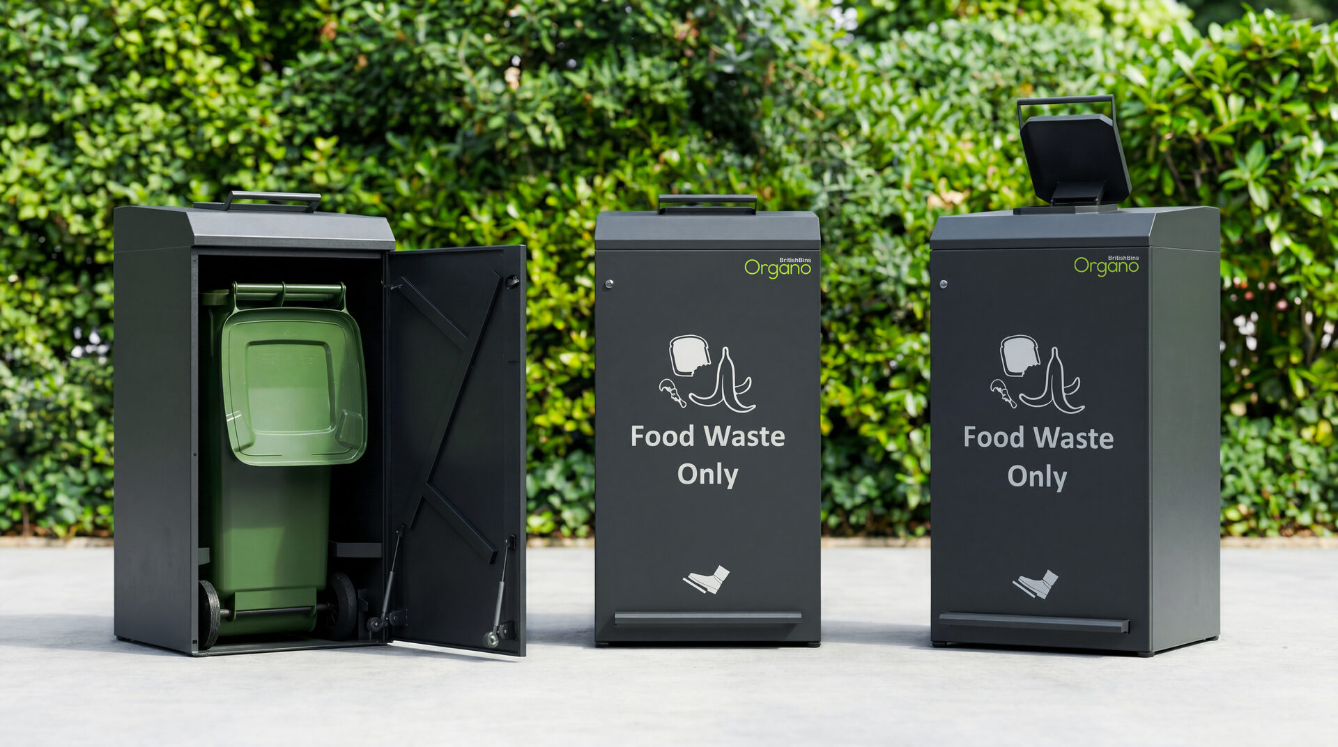 BritishBins Binovation — Organo food waste enclosures