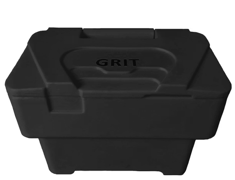 Black 115ltr Grit Salt Bin