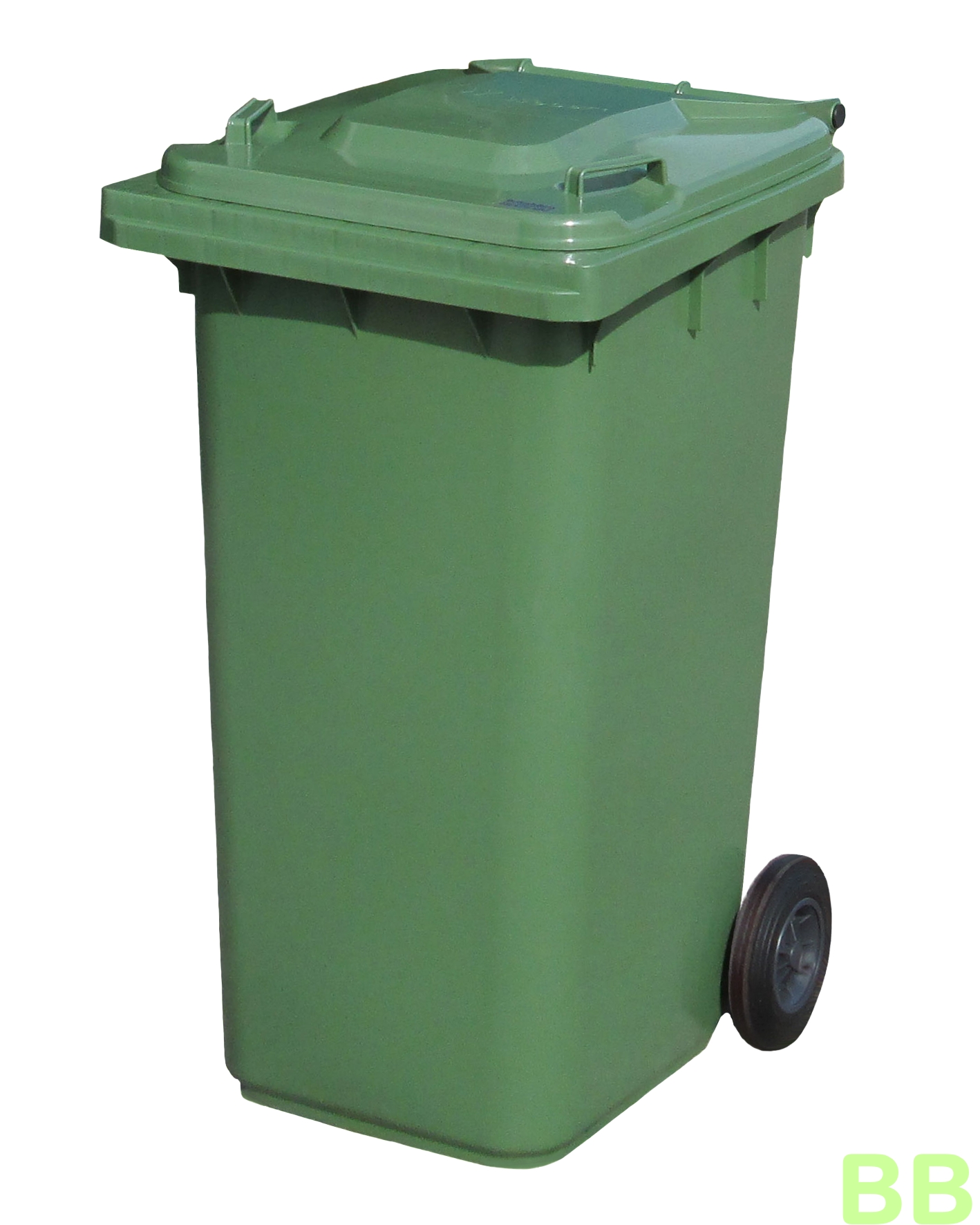 240Ltr Green Wheelie Bin