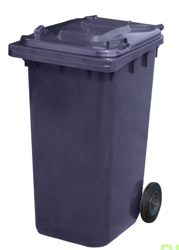 240Ltr Grey Wheelie Bin